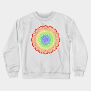 Rainbow Gay Pride Mandala Crewneck Sweatshirt